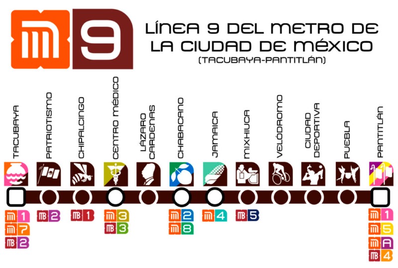 Metro-Chilpancingo-CDMX-Mapa